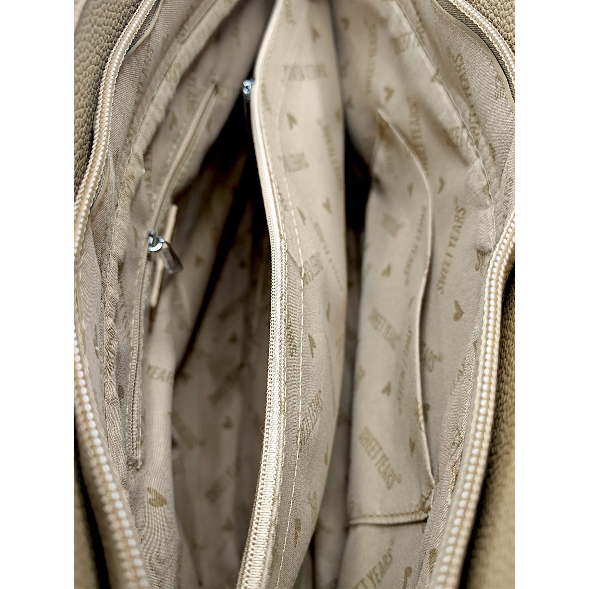 Geantă damă Sweet Years Italian OSY66884 – Cappuccino, design elegant urban