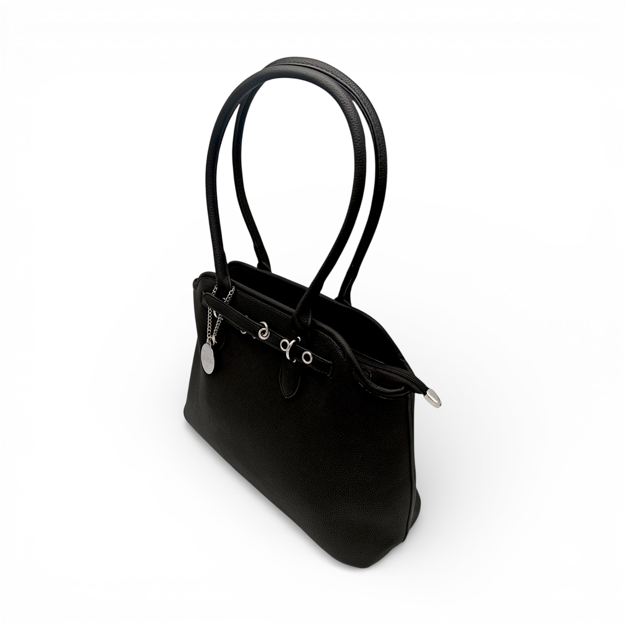 Geantă damă Sweet Years Italian OSY66884 – Negru, design elegant structurat