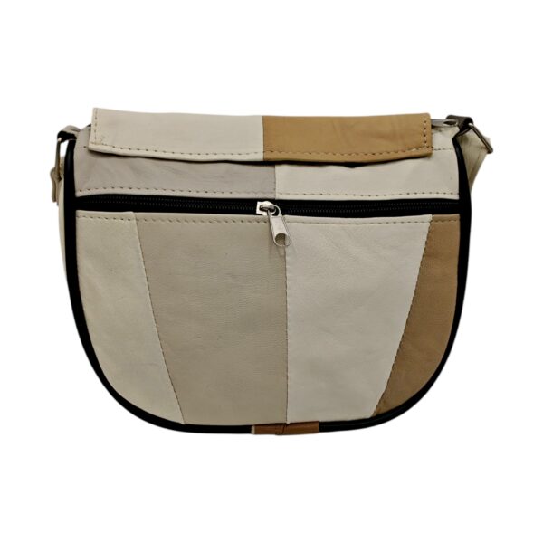 Geantă damă din piele naturală R30-12 – Natural Balance Beige, compactă, practică și atemporală