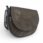 Geantă damă din piele naturală R30-14 – Dark Mocha Classic, compactă, practică și atemporală