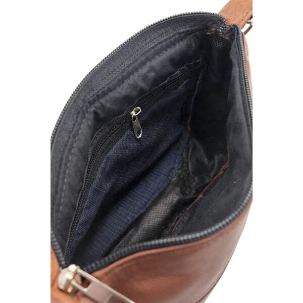 Geantă damă din piele naturală R30-15 – Caramel Harmony, compactă, practică și atemporală