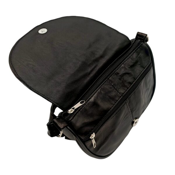 Geantă damă din piele naturală R30-N1 – compactă, practică și atemporală