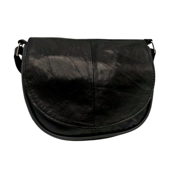 Geantă damă din piele naturală R30-N1 – compactă, practică și atemporală