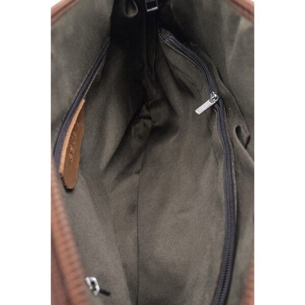 Geantă Damă Jasmine 9981-2 din Piele Naturală – Patchwork Multicolor cu Aplicații 3D tip Fluture