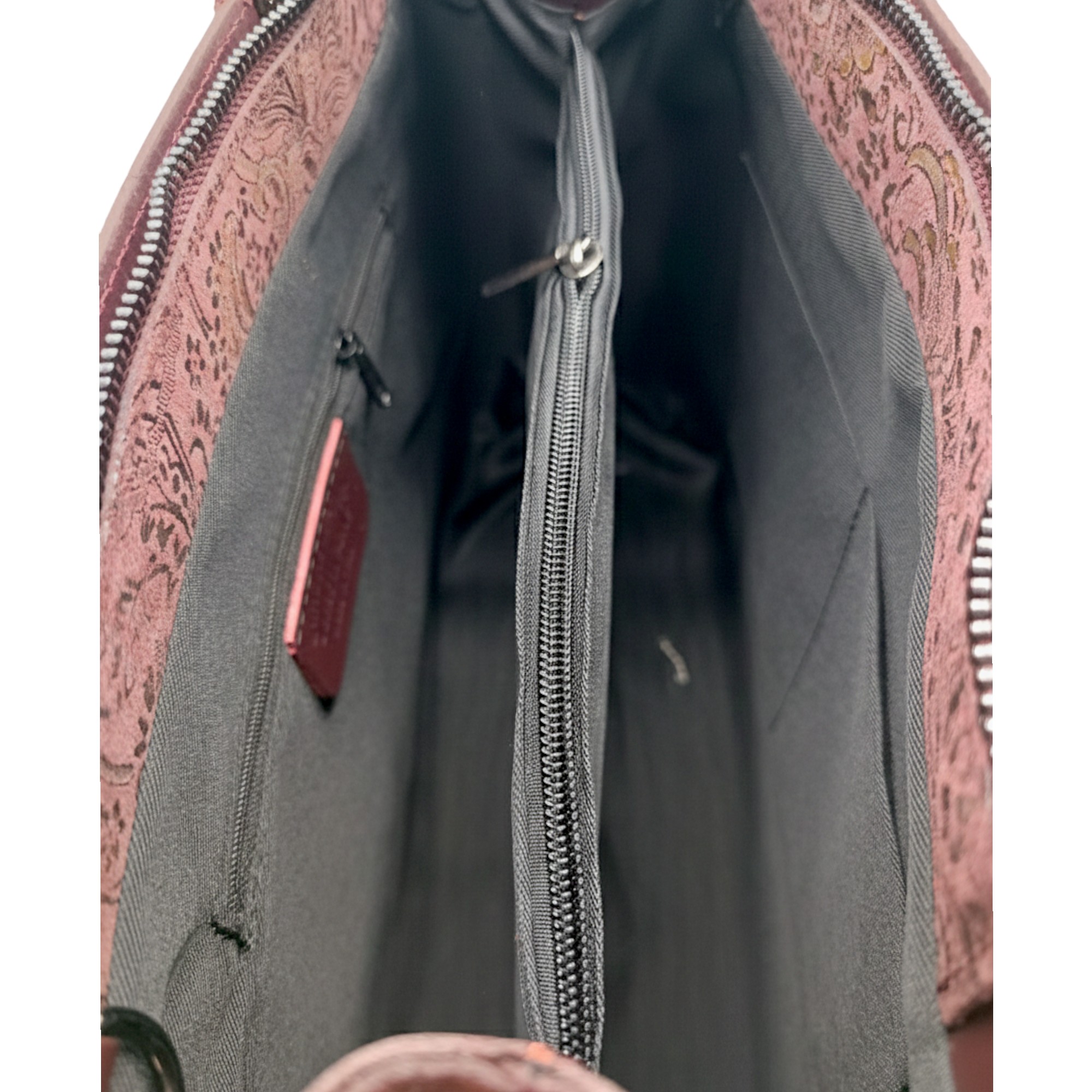 Geantă de lux din piele naturală din Italia, în nuanță Oxblood – Belle Monique BM185 (7) Geantă de lux din piele naturală din Italia, în nuanță Oxblood – Belle Monique BM185