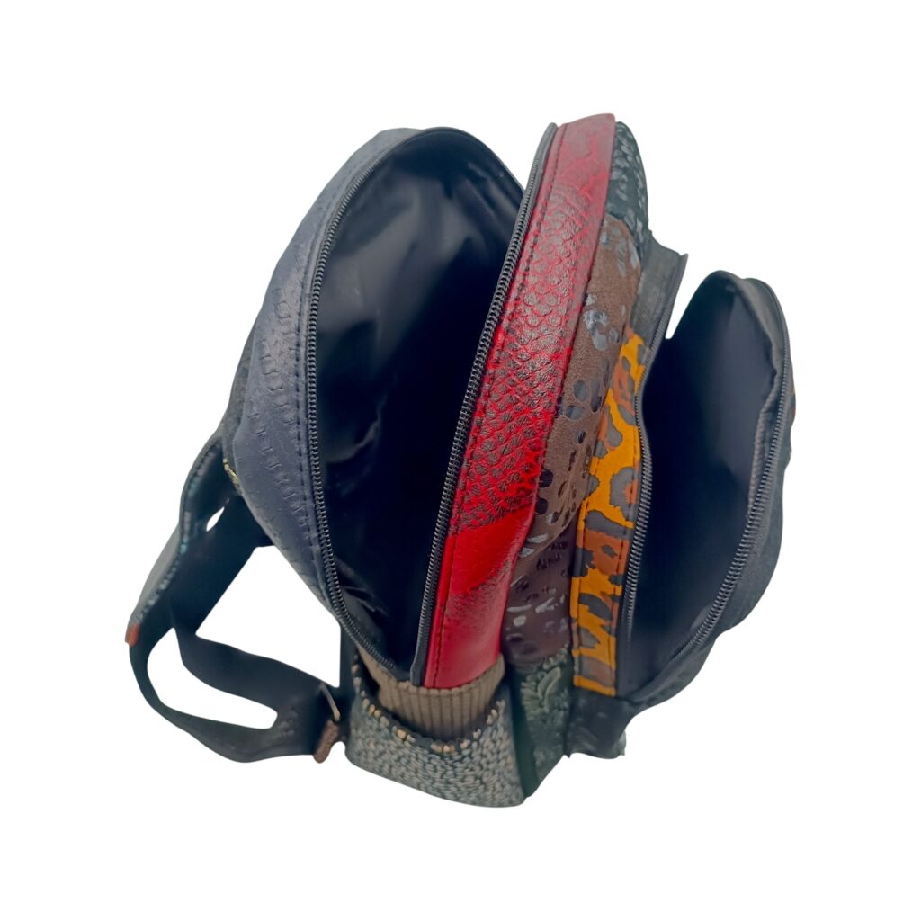 Rucsac Damă Piele Naturală Multicolor Eveline Élégance-Couture R105-46 – Design Patchwork Premium Rucsac Damă Piele Naturală Multicolor Eveline Élégance-Couture R105-46 – Design Patchwork Premium