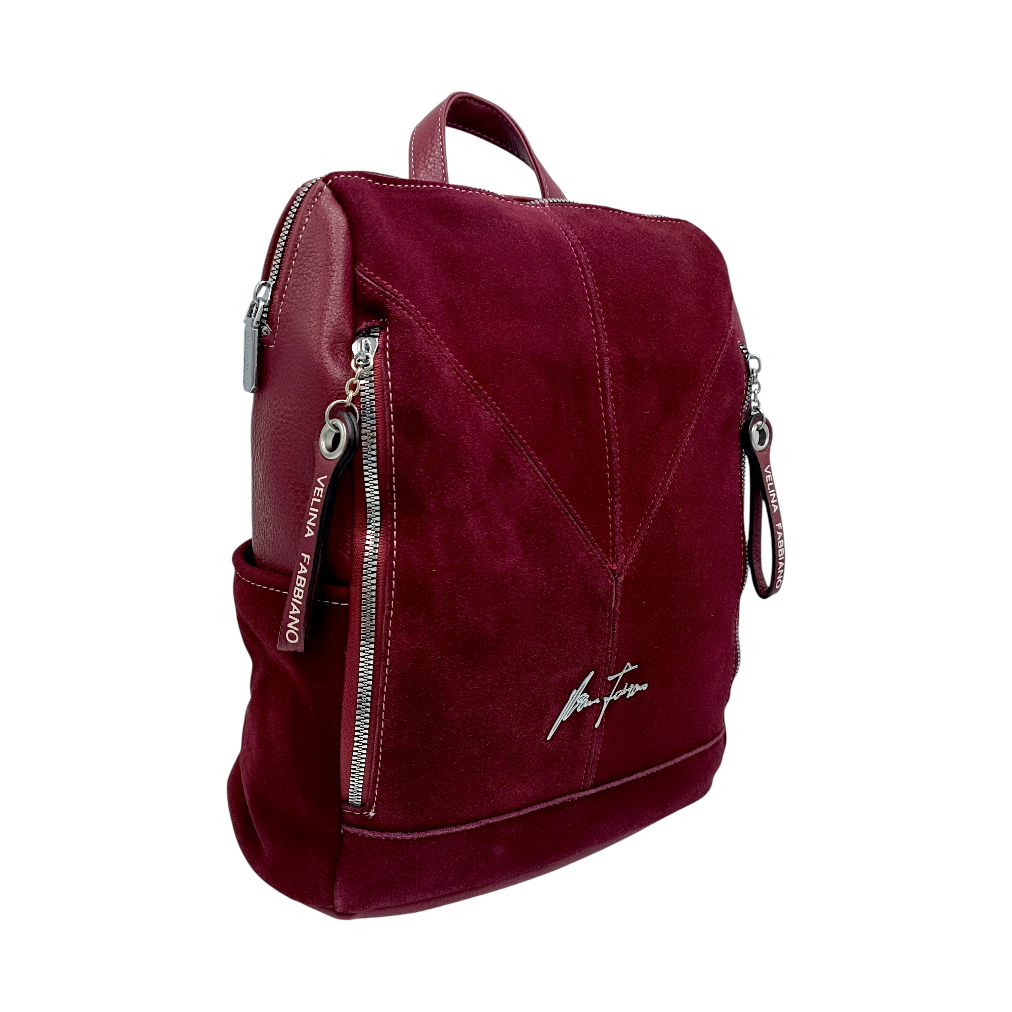 Rucsac damă Velina Fabiano VF25-362S, burgundy – design urban & compartimentare inteligentă (1) Rucsac damă Velina Fabiano VF25-362S, burgundy – design urban & compartimentare inteligentă (34 × 32 × 13 cm)