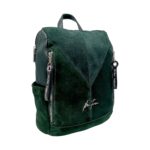 Rucsac damă Velina Fabiano VF25-362S, verde – design urban & compartimentare inteligentă (34 × 32 × 13 cm)