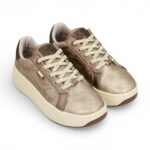 Anekke – Sneakers damă Copper cu talpă bej