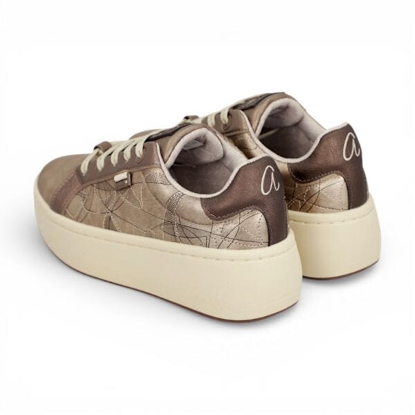 Anekke – Sneakers damă Copper cu talpă bej