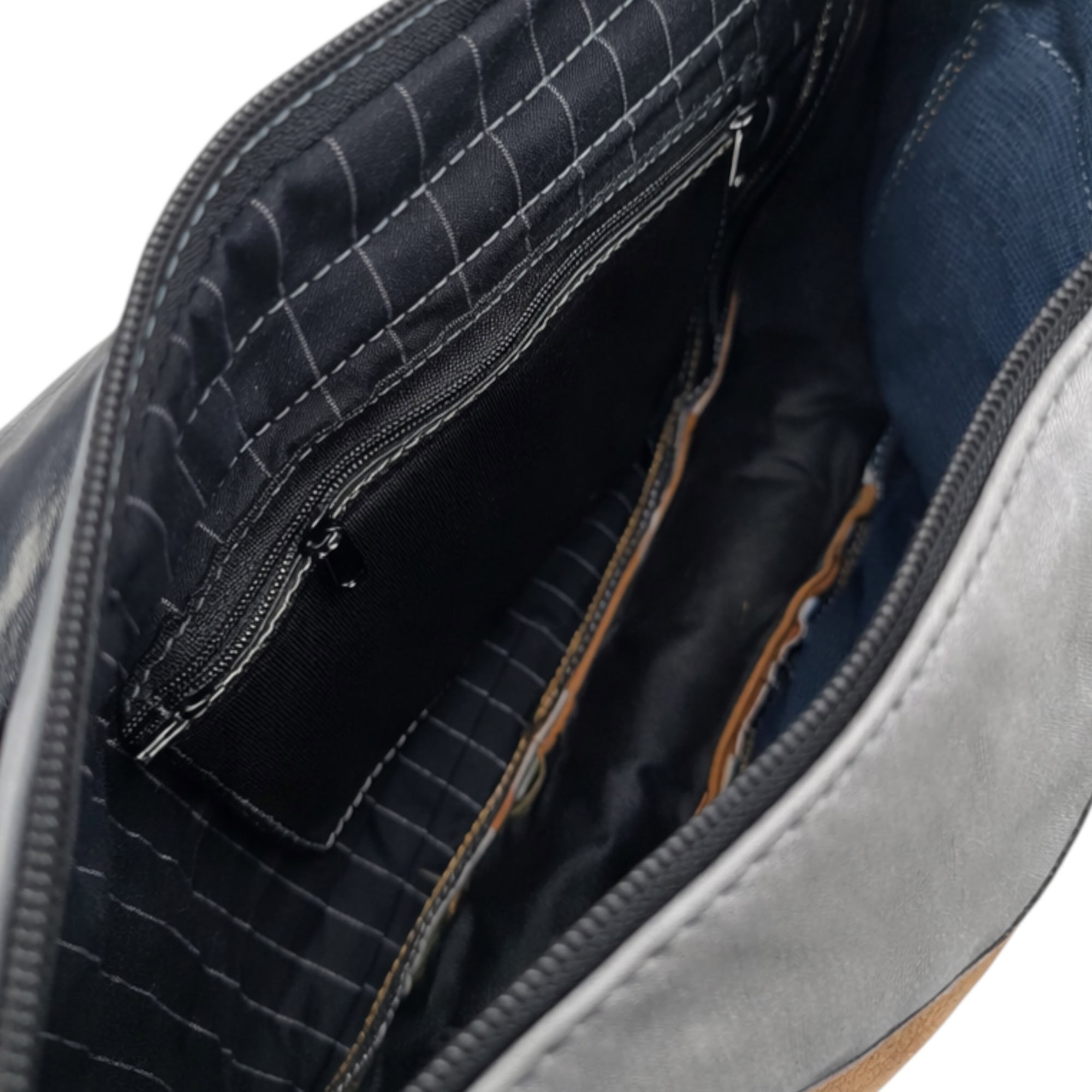 Geantă damă unicat Lucia, piele naturală multicolor, design elegant și funcțional.