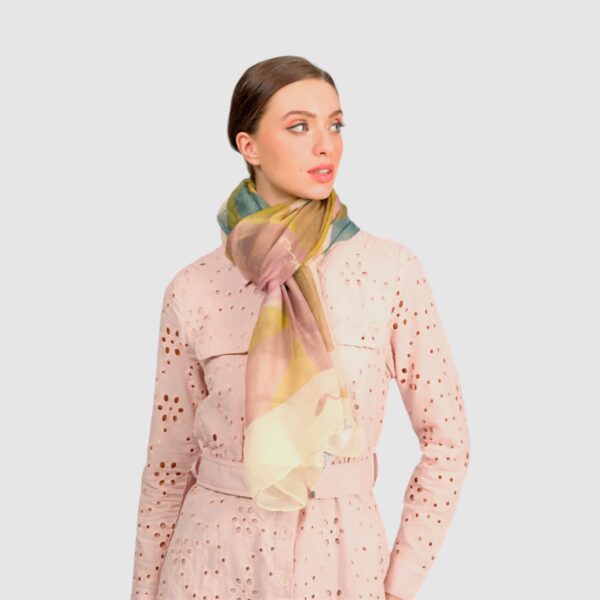 Eșarfă damă Anekke Bloom 42470-042 – eșarfă florală roz, delicată și elegantă