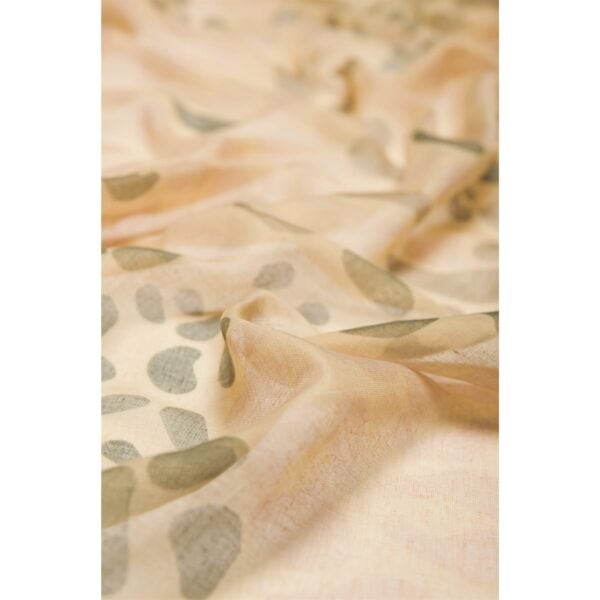 Eșarfă damă Anekke Gaia 42480-061 crem și verde salvie – eleganță naturală și design artistic