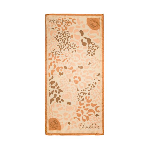Eșarfă damă Anekke Gaia 42480-062 crem și portocaliu – design natural cu accente calde