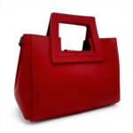Geantă damă Belle Monique ST563 – piele naturală italiană, roșu intens