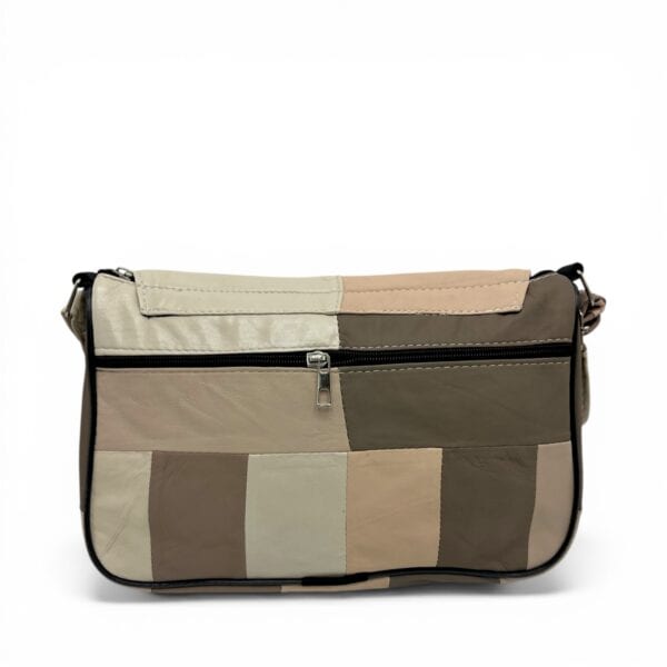 Geantă Damă Crossbody Lucia R45X-35, Piele Naturală Multicolor