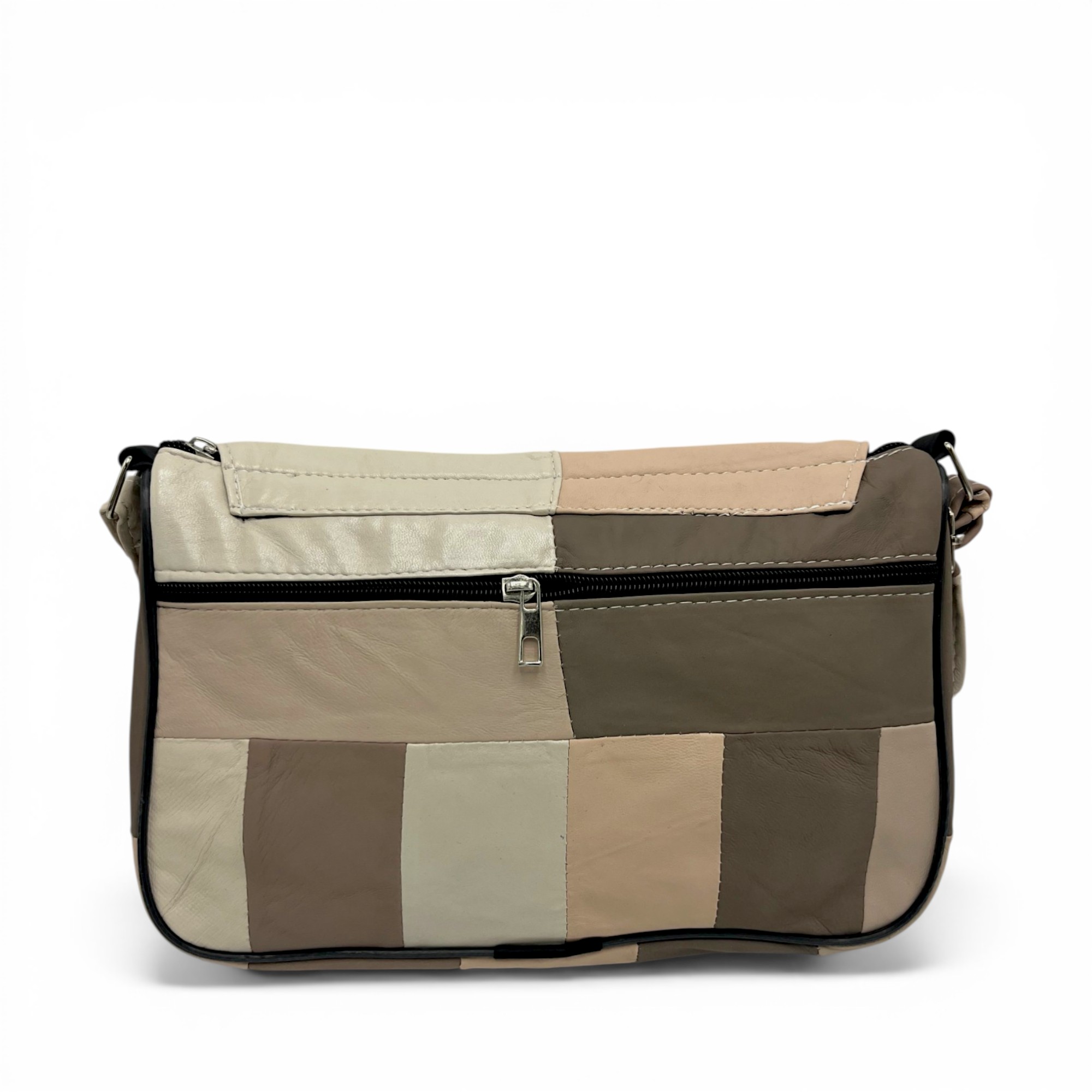 Geantă Damă Crossbody Lucia R45X-35, Piele Naturală Multicolor