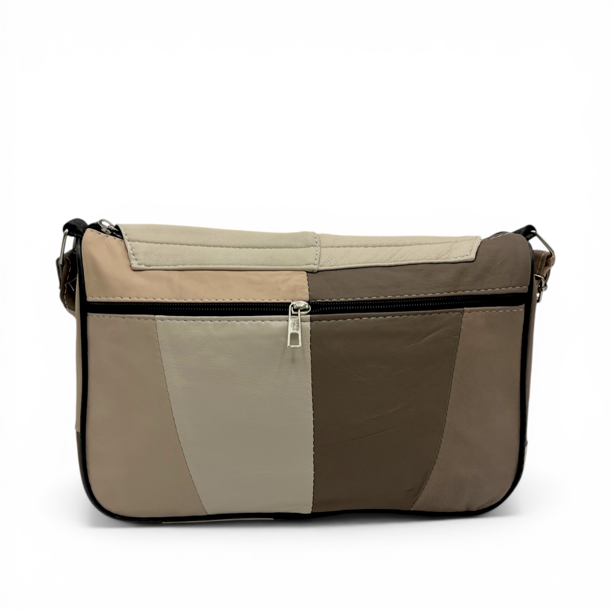 Geantă Damă Crossbody Lucia R45X-36, Piele Naturală Multicolor