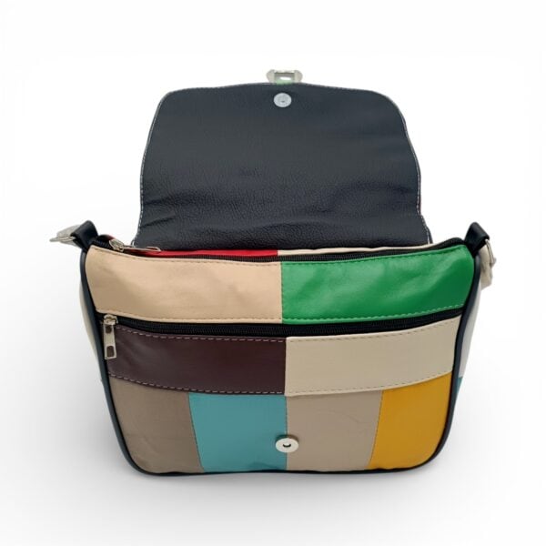 Geantă damă unicat din piele naturală, model vibrant Lucia R45-499, perfectă pentru stiluri diverse.