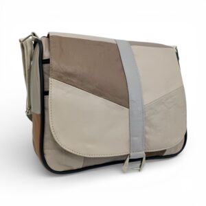 Geantă damă unicat din piele naturală multicoloră, model Lucia R45-502.