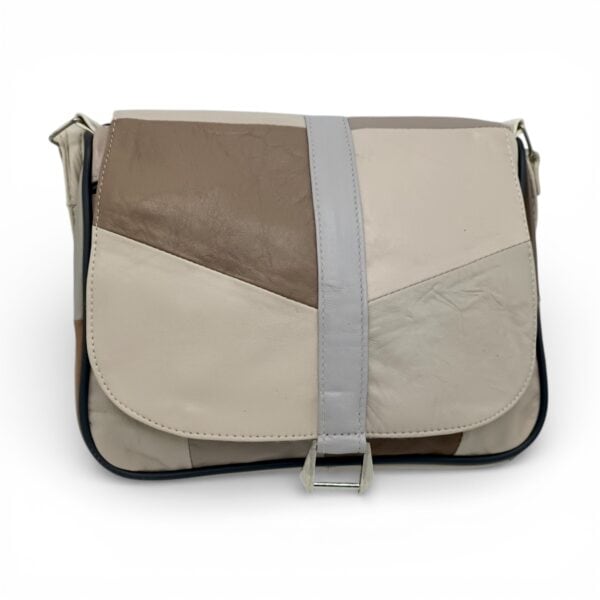 Geantă damă unicat din piele naturală multicoloră Lucia R45-502.