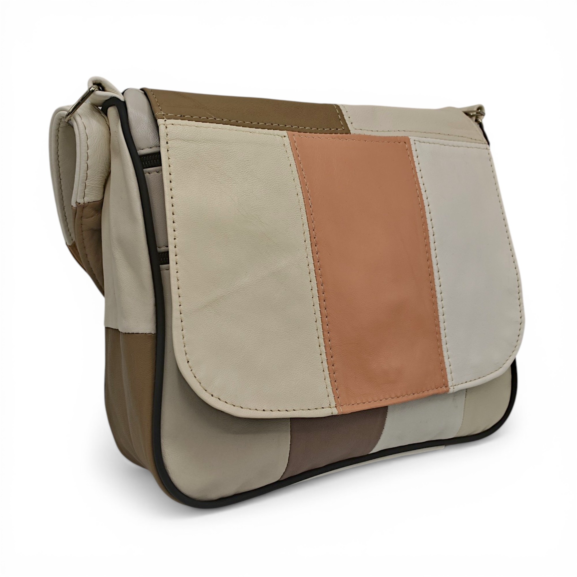 Geantă Damă Unicat Lucia R45-C62, Piele Naturală, Multicolor (3) Geantă Damă Unicat Lucia R45-C62, Piele Naturală, Multicolor