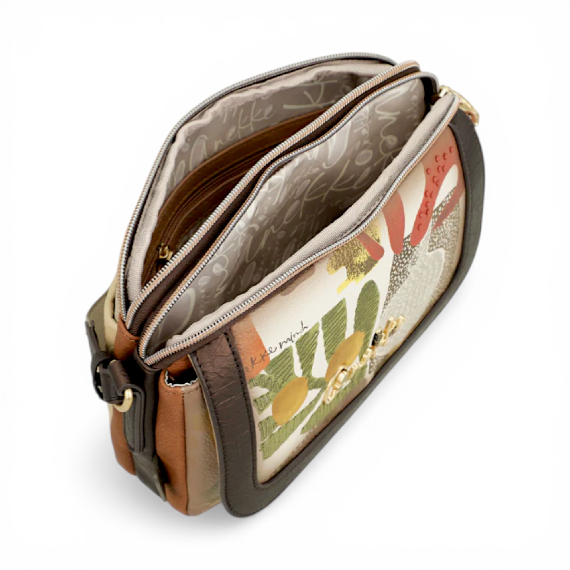 Geantă damă Anekke Amphora 42713-349 – design artistic compact cu clapetă (3) Geantă damă Anekke Amphora 42713-349 – design artistic compact cu clapetă