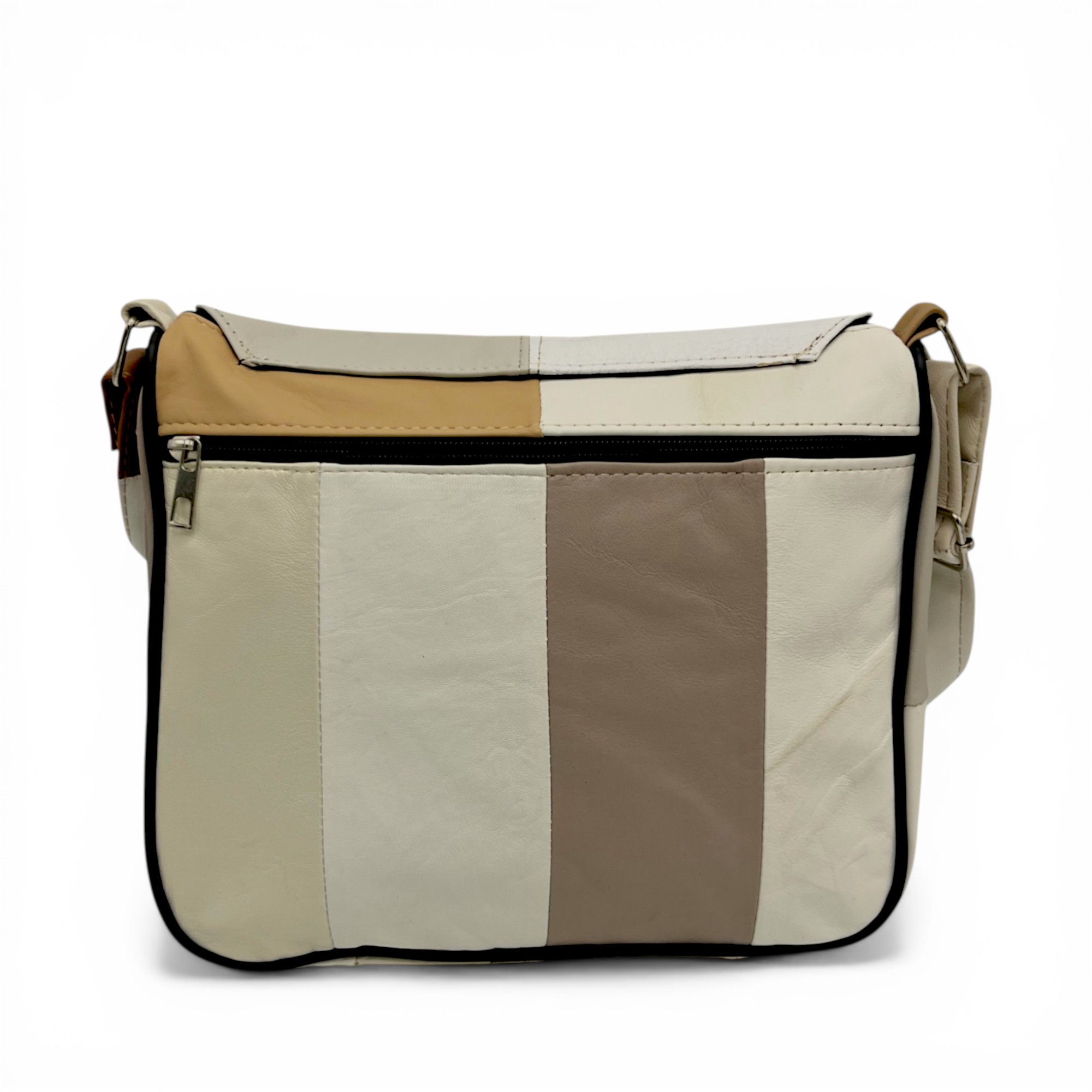 Geantă damă Lucia R45-C63 – crossbody din piele naturală multicoloră