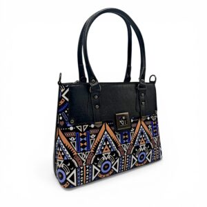 Geantă damă SQueMora Luxury – SQM Arteza Black Pattern