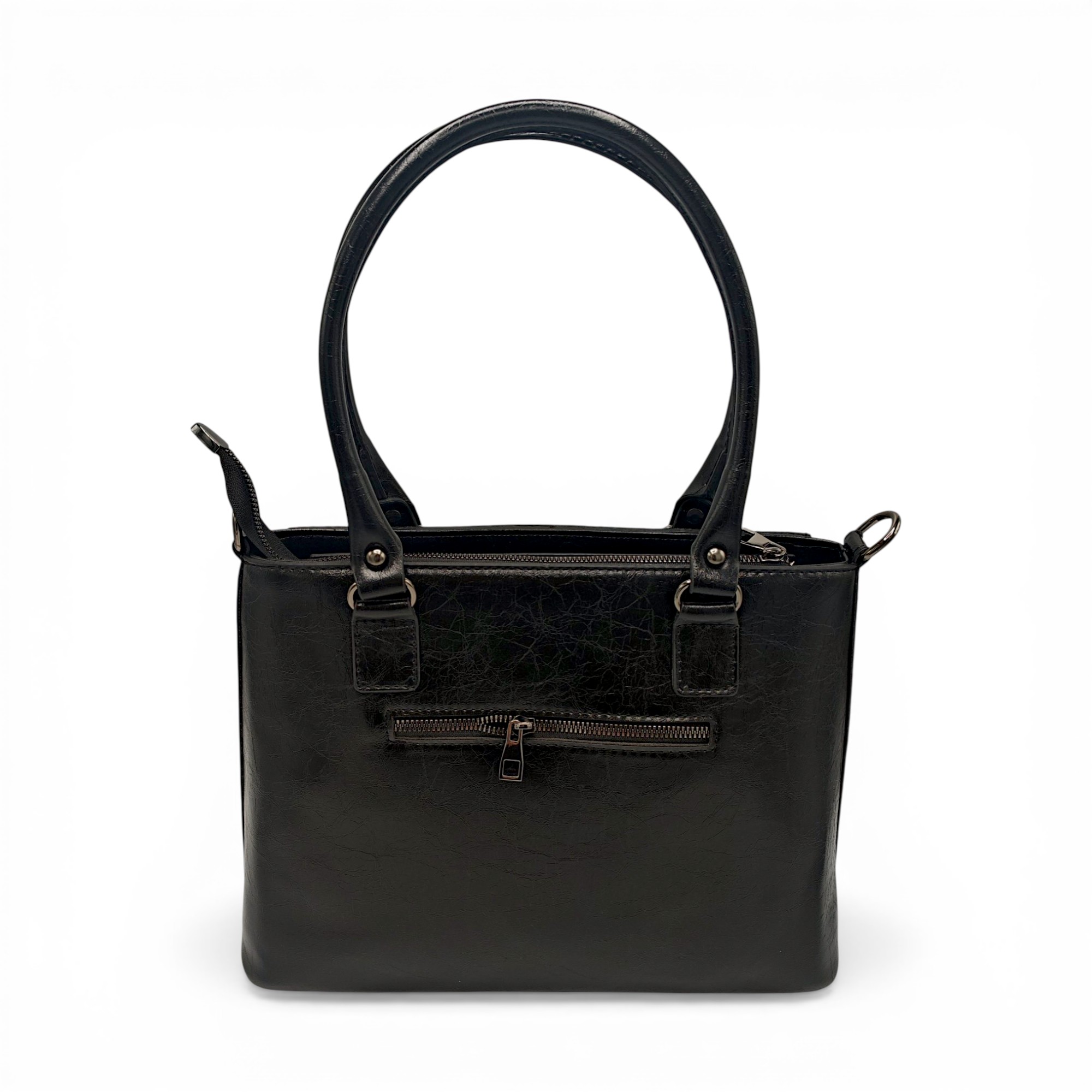 Geantă damă SQueMora Luxury – SQM Black Croco, eleganță modernă și design structurat (4) Geantă damă SQueMora Luxury – SQM Black Croco, eleganță modernă și design structurat