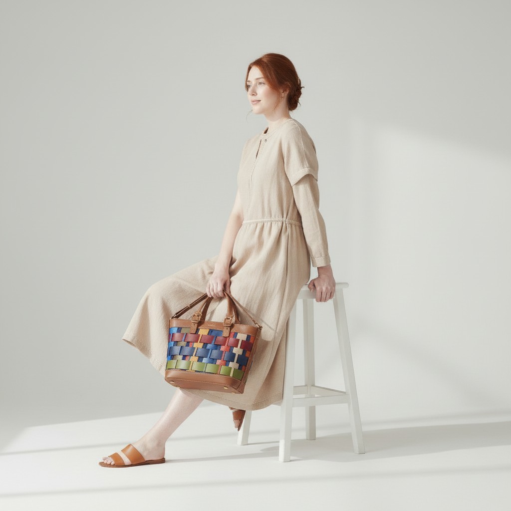 Geantă damă din piele naturală Jasmine Mosaic 6355 – design patchwork multicolor și eleganță practică (5) Geantă damă din piele naturală Jasmine Mosaic 6355 – design patchwork multicolor și eleganță practică