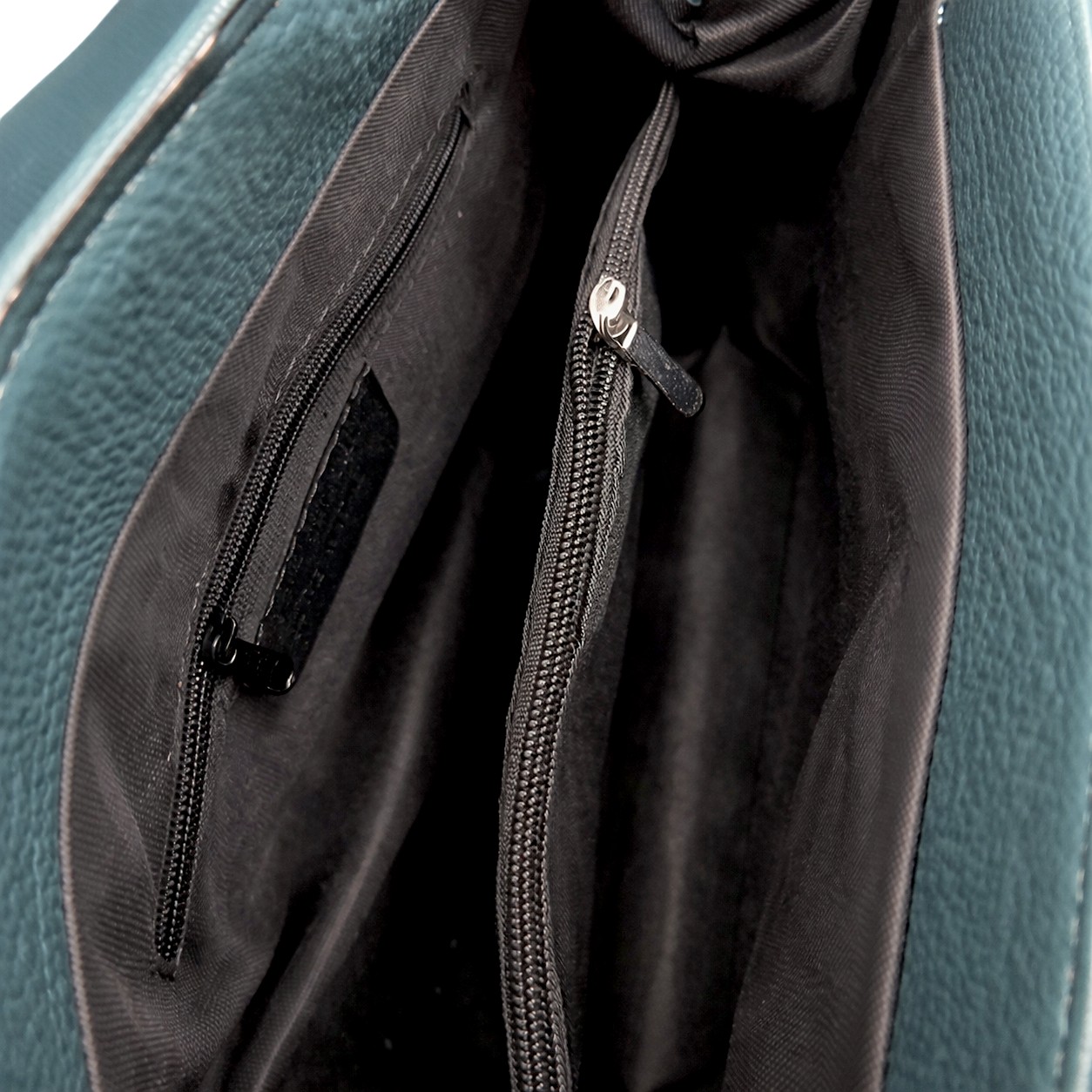 Geantă damă din piele naturală Belle Monique PZ15 – eleganță italiană în nuanță teal