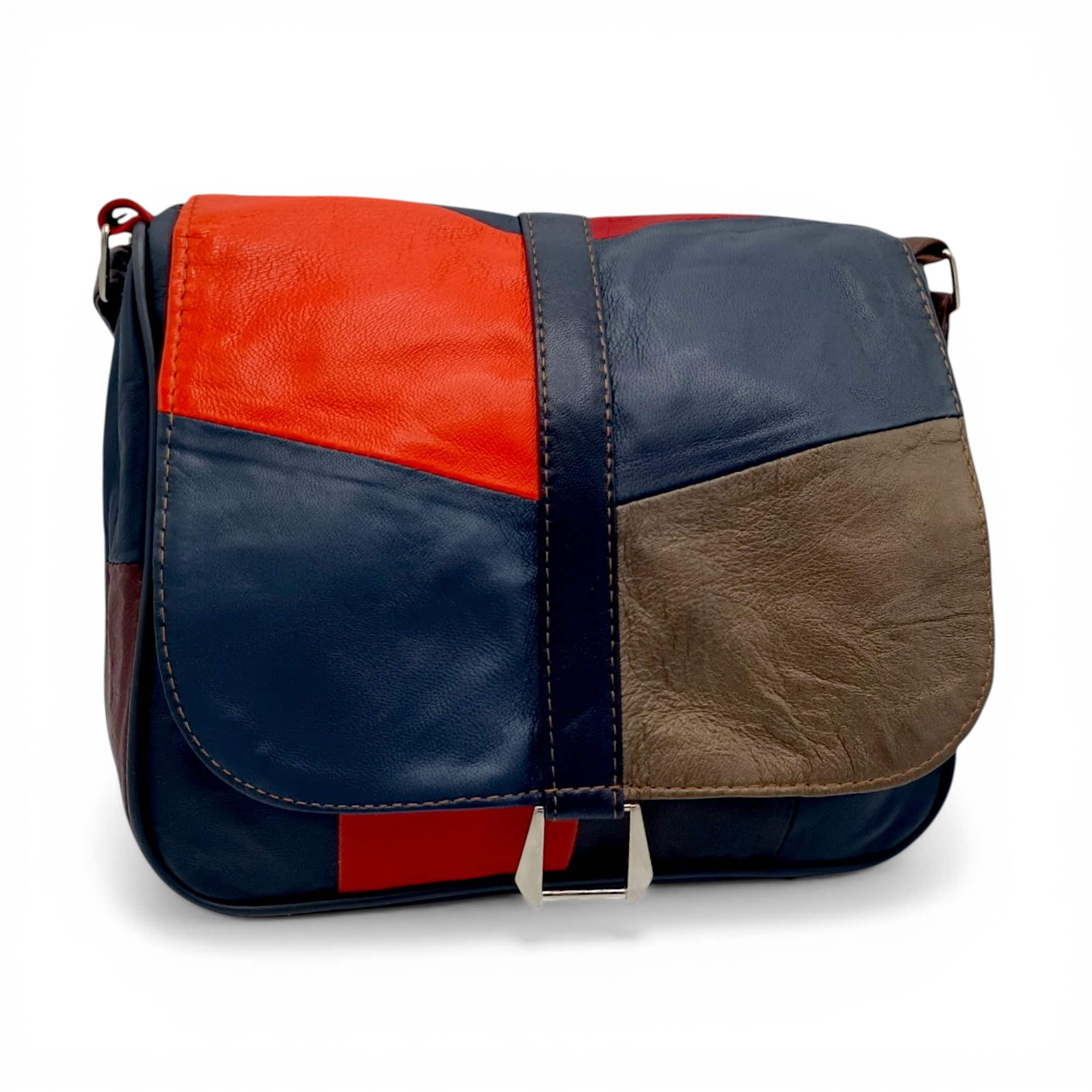 Geantă de umăr din piele, stil casual, pentru femei și bărbați.