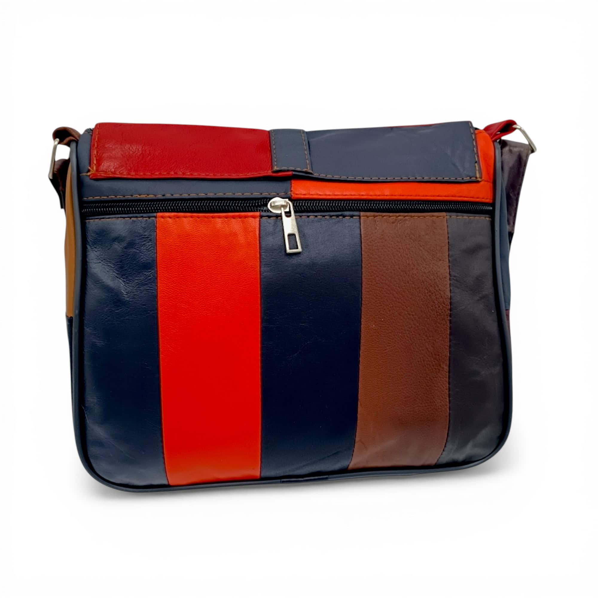 Geantă de umăr din piele, stil casual, pentru femei și bărbați.