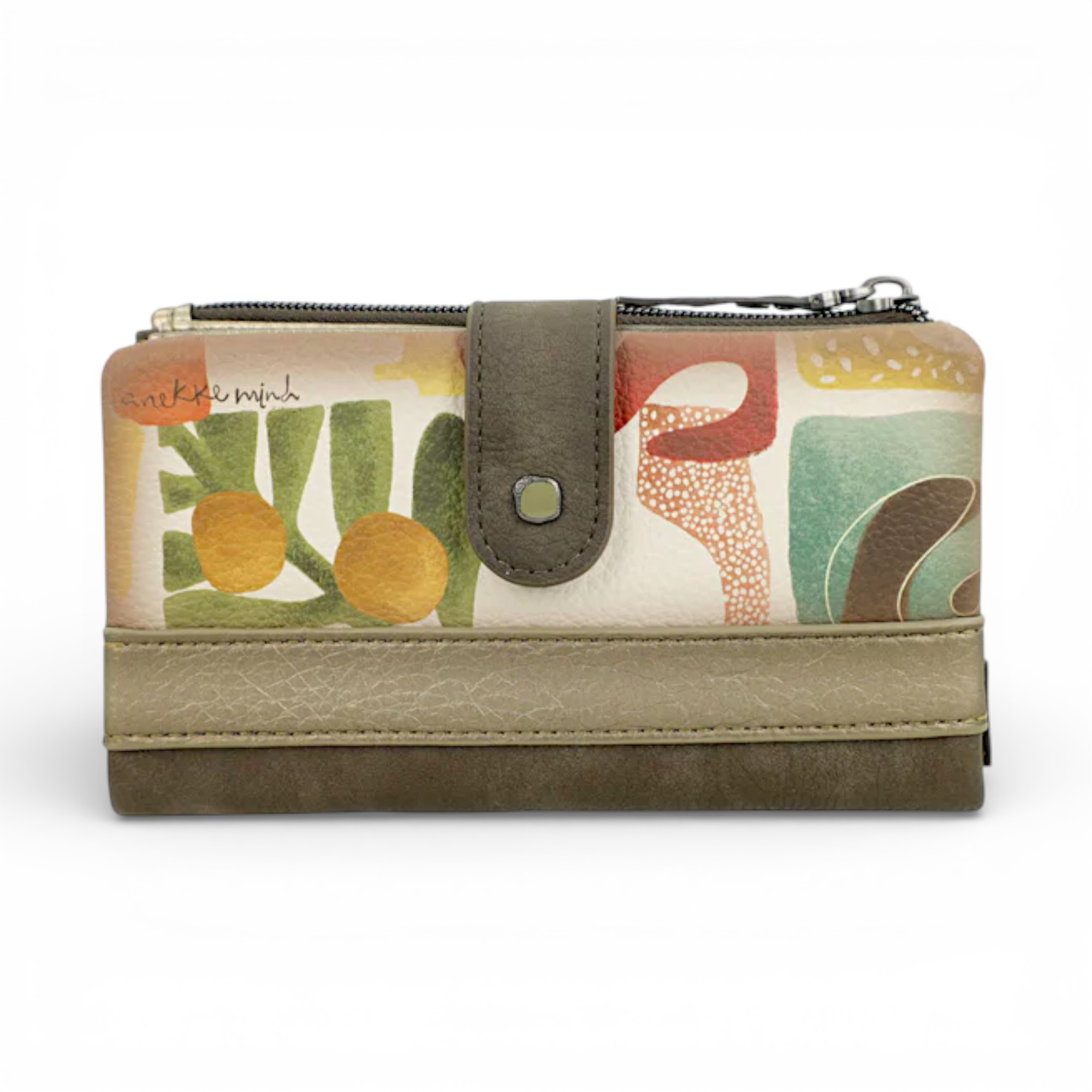 Portofel damă Anekke Amphora 42719-907 – portofel mare RFID cu fermoar și design artistic