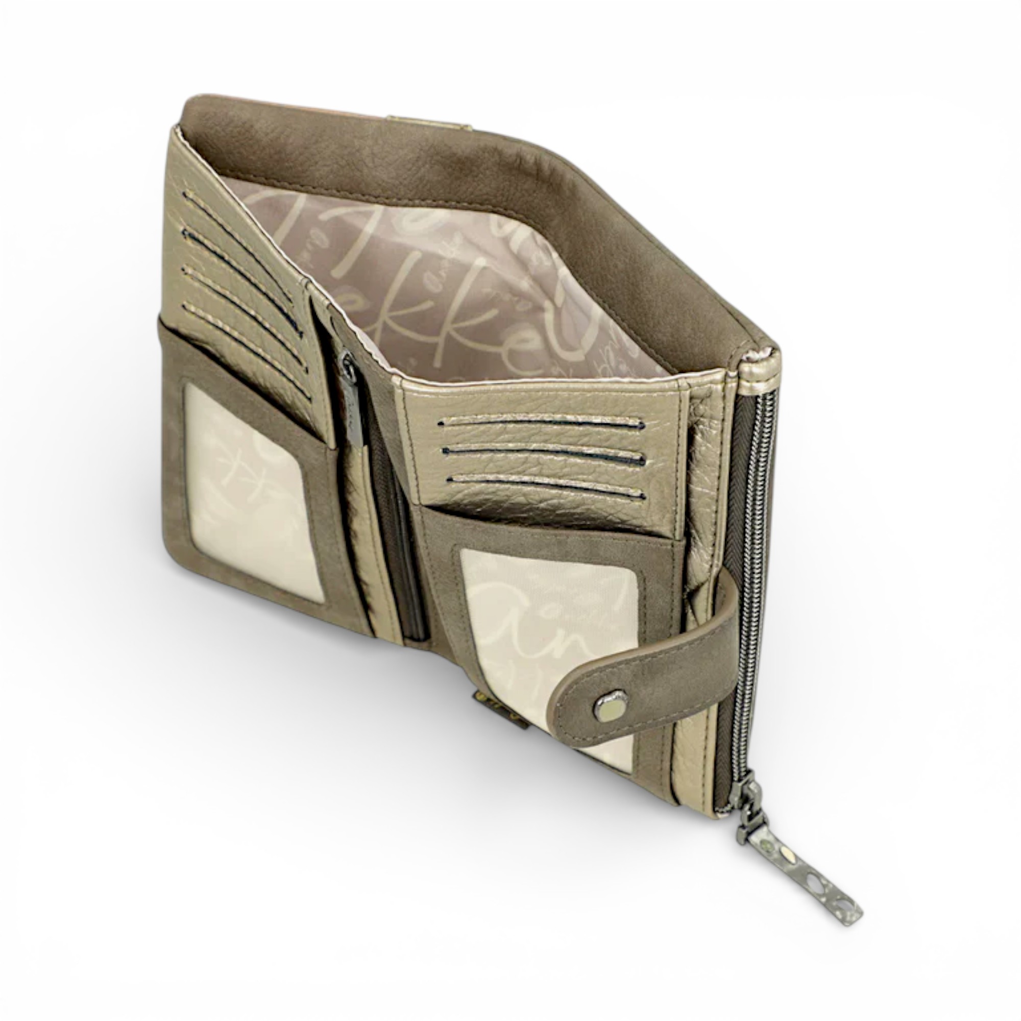 Portofel damă Anekke Amphora 42719-907 – portofel mare RFID cu fermoar și design artistic