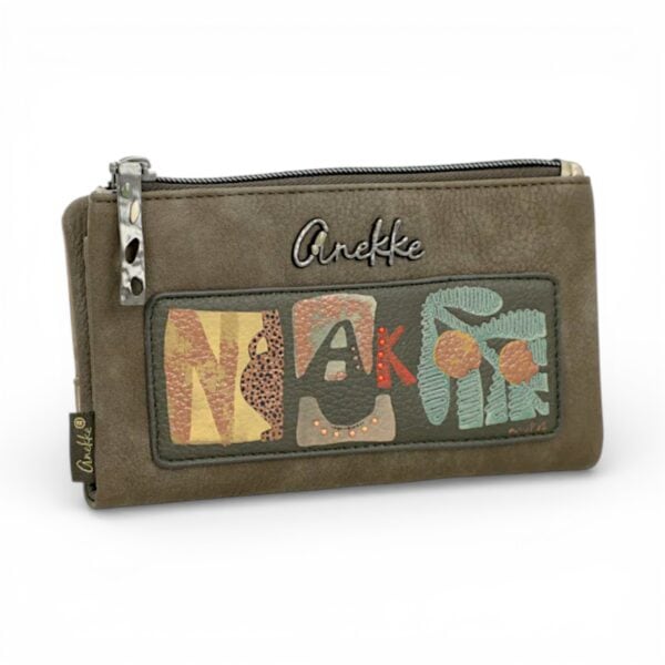 Portofel damă Anekke Amphora 42719-907 – portofel mare RFID cu fermoar și design artistic