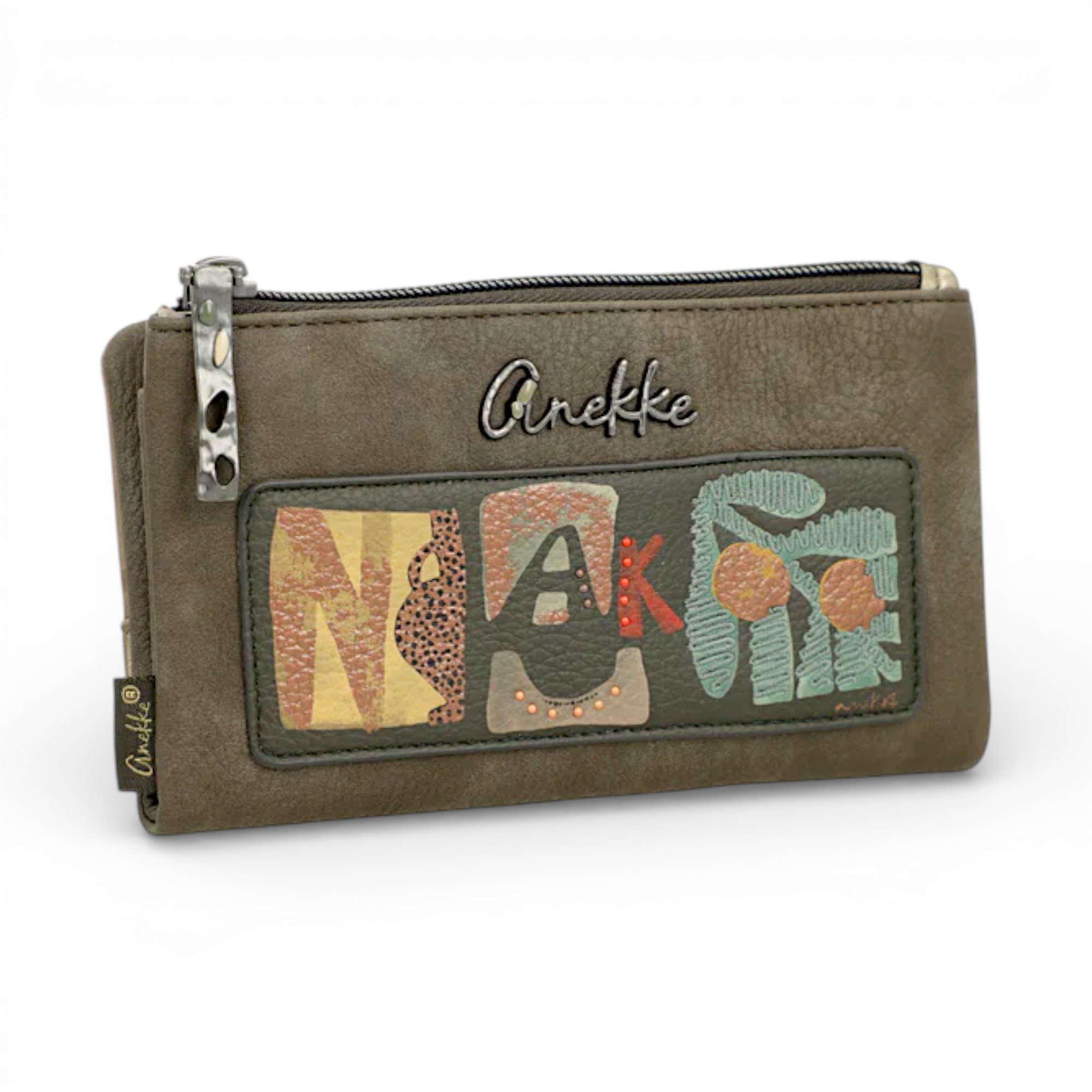 Portofel damă Anekke Amphora 42719-907 – portofel mare RFID cu fermoar și design artistic