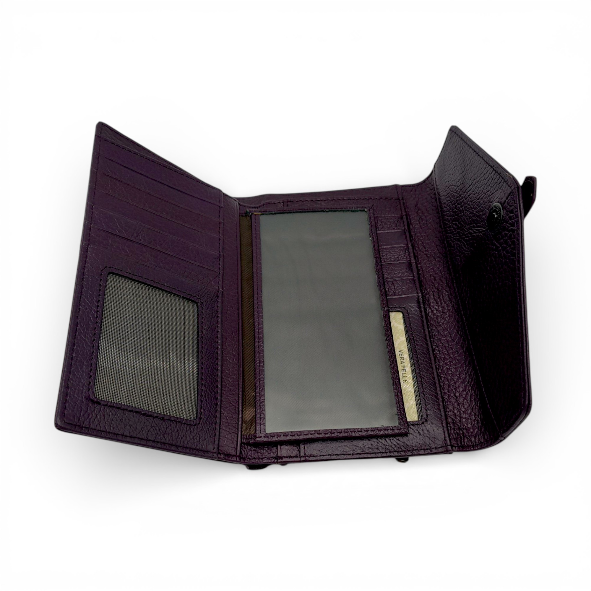 Portofel damă Belle Monique Elegance Q3773 Mov Închis – Piele naturală, 19x10x2 cm (3) Portofel damă Belle Monique Elegance Q3773 Mov Închis – Piele naturală, închidere magnetică, 19x10x2 cm