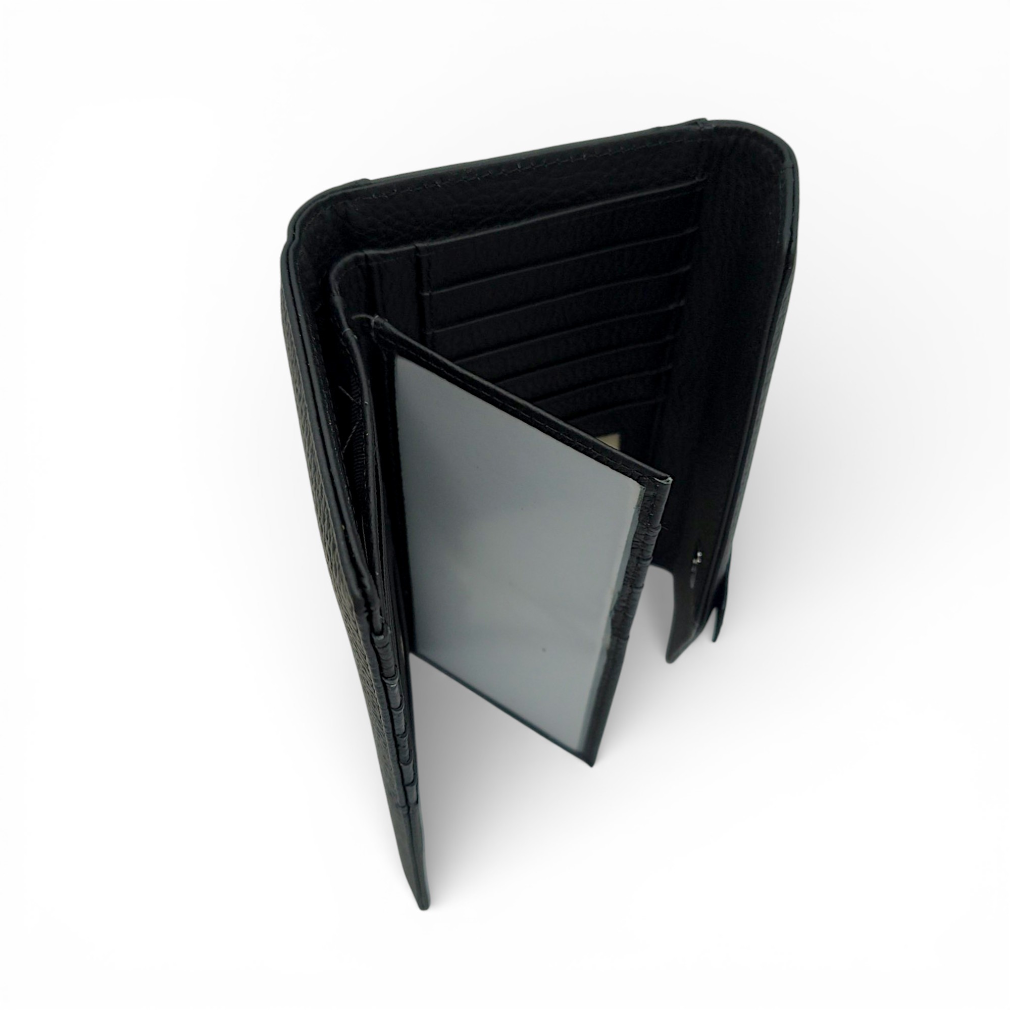 Portofel damă Belle Monique Elegance Q3773 Negru – Piele naturală, închidere magnetică, 19x10x2 cm (5) Portofel damă Belle Monique Elegance Q3773 Negru – Piele naturală, închidere magnetică, 19x10x2 cm