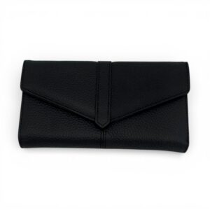 Portofel damă Belle Monique Elegance Q3773 Negru – Piele naturală, închidere magnetică, 19x10x2 cm