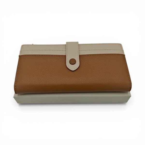 Portofel damă Diana&Co DSF997-3 maro caramel (biscuit) – design elegant și compartimentare practică