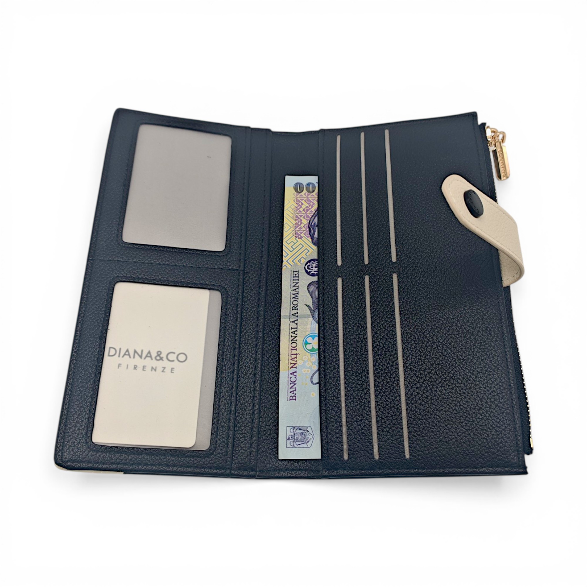 Portofel damă Diana&Co Firenze DSF997-3 – design elegant și organizare practică (3) Portofel damă Diana&Co Firenze DSF997-3, culoare Negru – design elegant și organizare practică