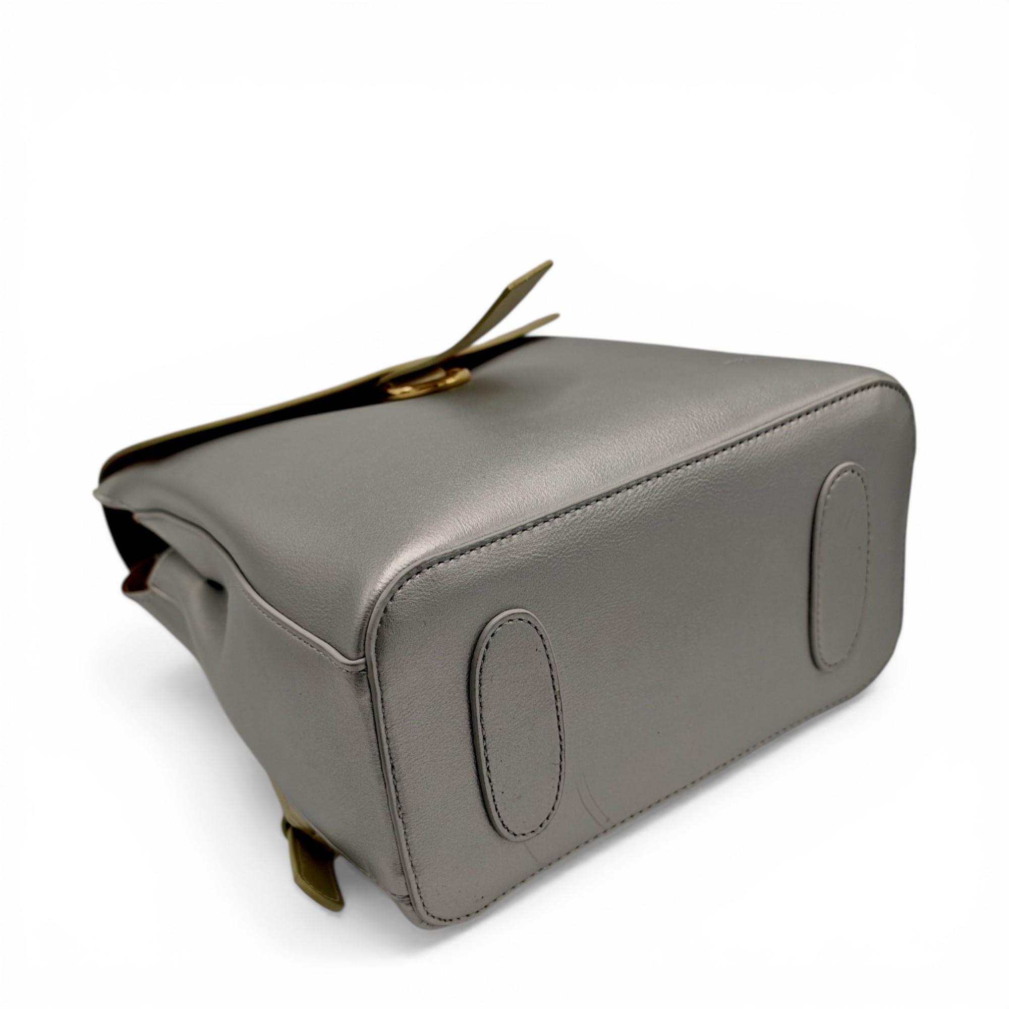 Rucsac damă Herrisson Firenze 6048S Silvery – eleganță modernă în tonuri argintiu & auriu