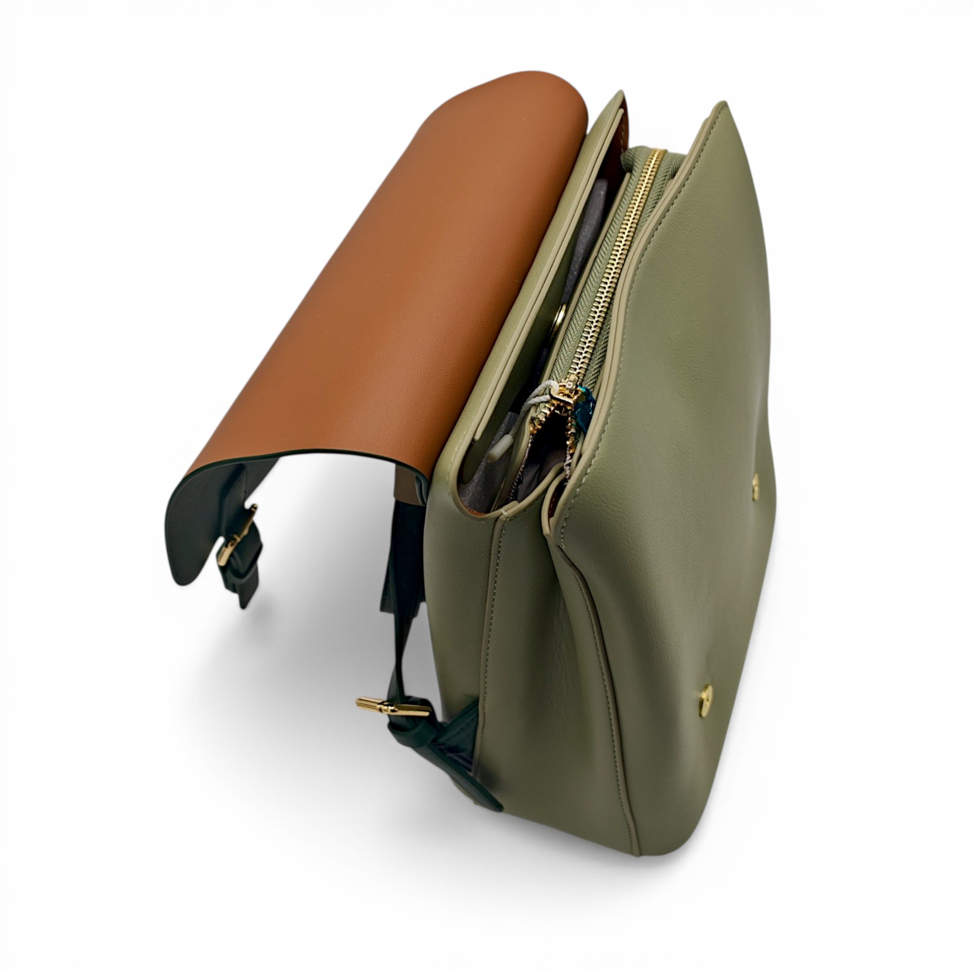 Rucsac damă Herrisson Firenze 6049LG Light Green – casual modern și eleganță rafinată