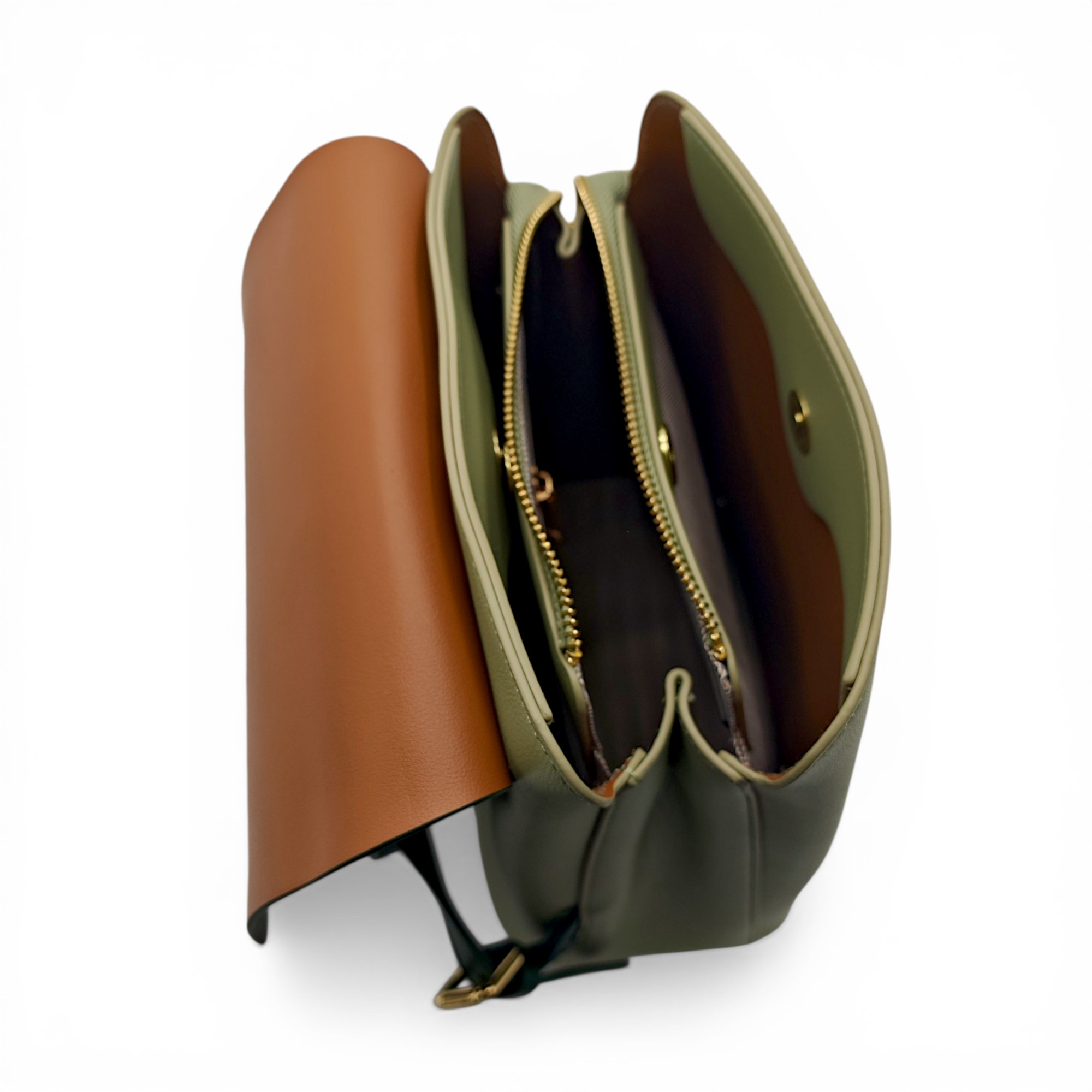 Rucsac damă Herrisson Firenze 6049LG Light Green – casual modern și eleganță rafinată