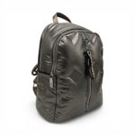 Rucsac damă modern Silvia Rosa SR7082-Silver, design puffer și confort urban, perfect pentru stilul.