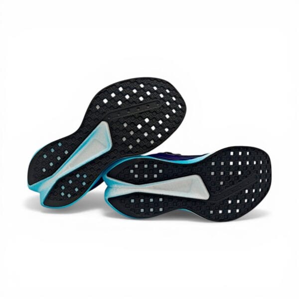 Pantofi sport damă NovaStep 196X Pro, cu talpă amortizantă și design negru-albastru, ideal pentru ac.