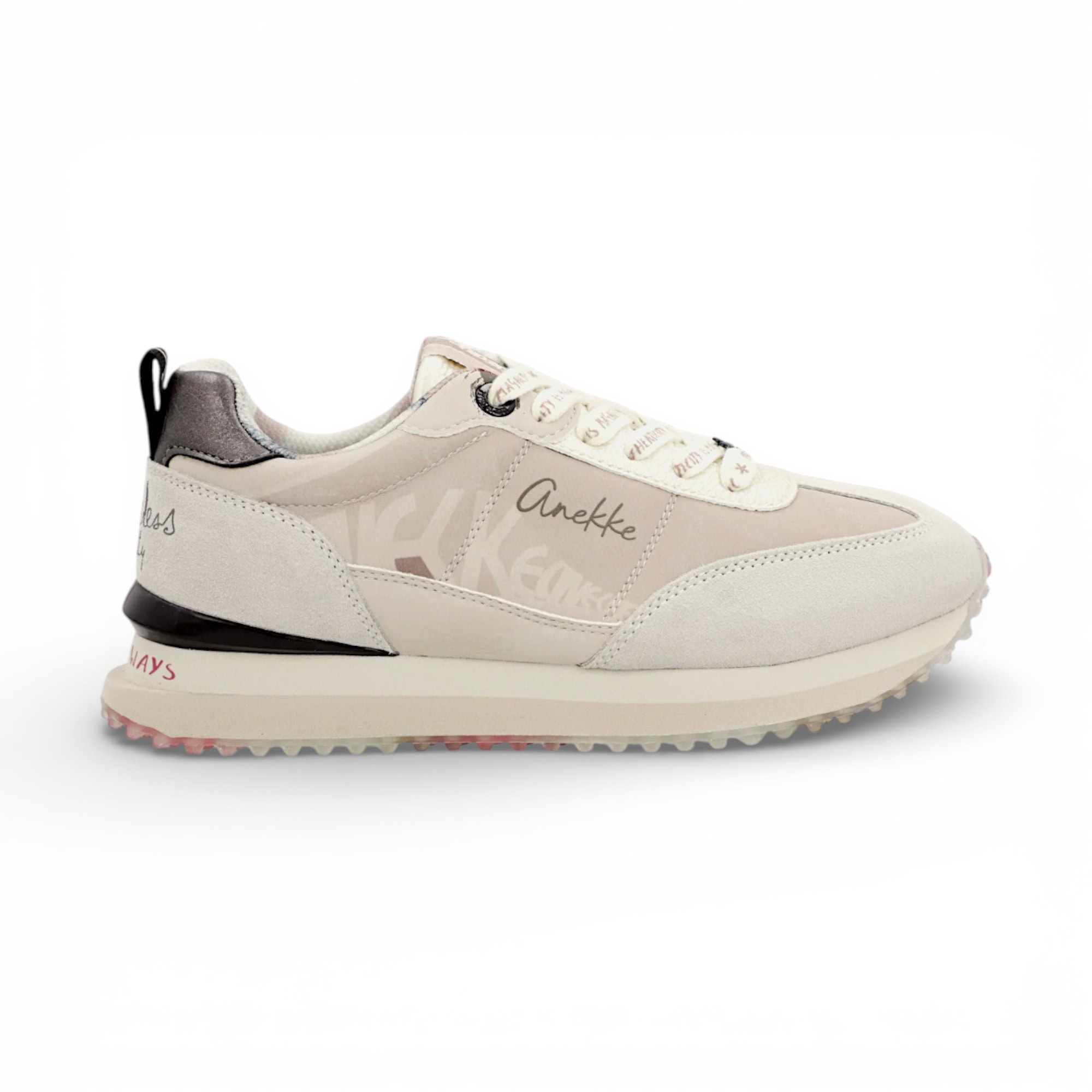Sneakers damă Anekke albi – imaginea 5