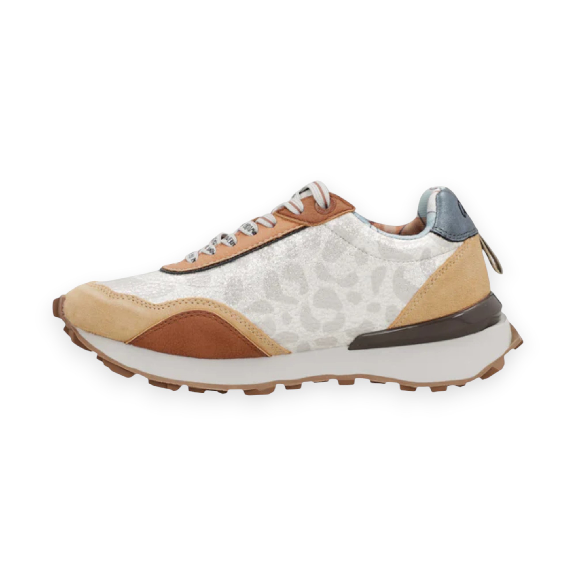 Sneakers damă Anekke – Beige & Orange, confort și personalitate în fiecare pas